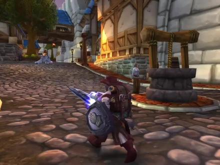 最拉风的武器 自带闪电特效 雷霆之怒,逐风者的祝福之剑#魔兽世界怀旧服 #魔兽世界