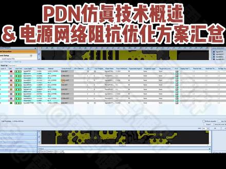 PDN技术概述及优化电源网络阻抗方案汇总!#SI仿真 #PI仿真