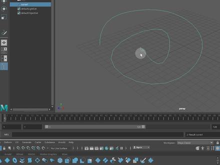Maya基础教程:怎样重建曲线? #maya#教学 #曲线