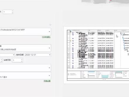 第10集 | Project教程:打印设置。#project #项目管理 @DOU+小助手