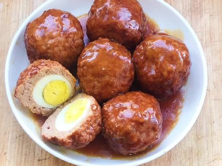年夜饭可少不了这道硬菜,今天分享四喜丸子之鸡蛋四喜丸子!#我最怀念的家乡年味 #年夜饭 @DOU+小助手