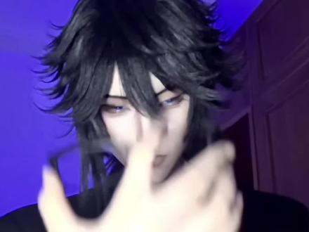 万用自然感成男眼妆教程堂堂来袭#富冈义勇 #cos眼妆 #鬼灭之刃 #妆教