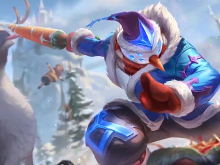 LOL手游:剑圣冰雪节皮肤鉴赏,买了铁定不吃亏