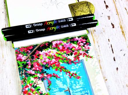 谁不想推开这扇开满花的门,直接住进春天里啊🌿
笔:掌握丙烯马克笔。
#丙烯马克笔 #跟着抖音学画画 #绘画教程