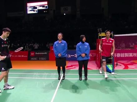 2023年日本大师赛,石宇奇2-0轻取桃田贤斗,成功晋级4强#羽毛球 #桃田贤斗 #石宇奇 #冠军 #体育精神