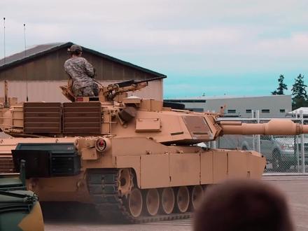 M1A2 SEPv3主战坦克丨艾布拉姆斯最新型号 #M1A2 #艾布拉姆斯#武器科普 #俄乌战争