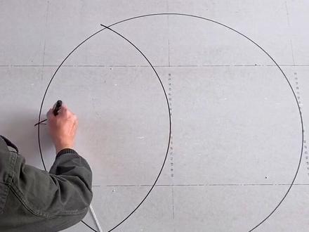 看看木工把圆六等分,圆的半径不变任意取点