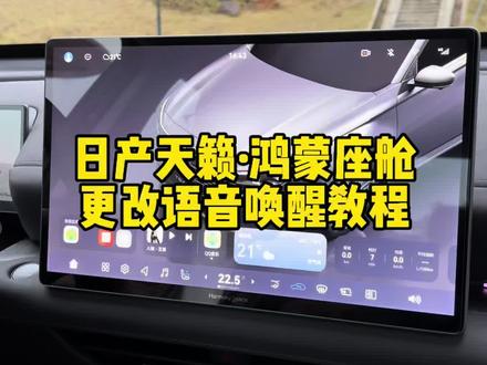 #日产天籁鸿蒙座舱 #日产天籁 #全新日产天籁#语音唤醒功能 大家有什么想了解的,可以在评论区里面说一下
