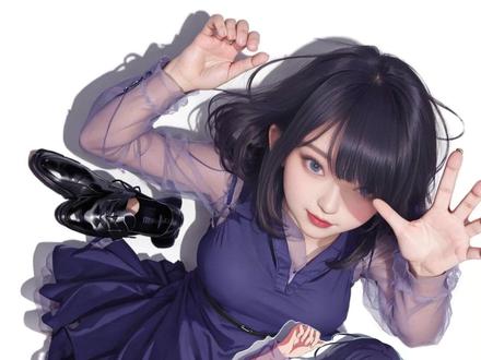 ai还是画不出来星星眼呀,是因为ai不能识别真心吗? #我推的孩子 #黑川赤音 #黑川茜 #cos #ai绘画