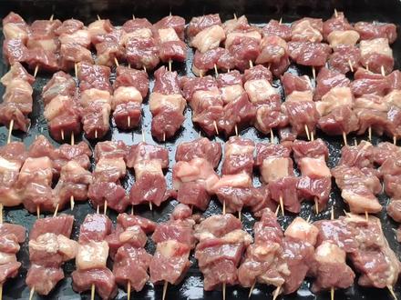 烤箱版的#牙签牛肉,做法简单,味道绝绝子,一点还不油腻,想吃#烧烤 再也不用去路边摊吃了!#抖音美食 #牛肉