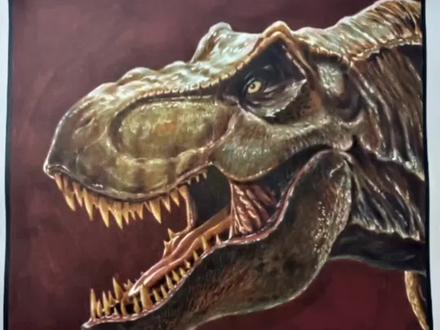 #一起学画画 #马克笔 #画画 #手绘 大恐龙来也!#侏罗纪世界 大家都去看侏罗纪世界了吗🥸🥸🥸