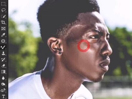 皮肤去除油腻,细嫩肤质!#修图 #平面设计 #ps