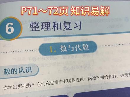 #六年级数学下册 数与代数 详细解析#努力孩子会发光