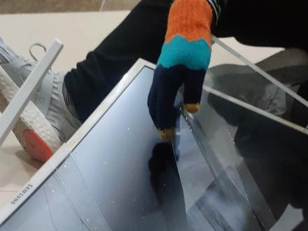 显示器钢化膜怎样揭掉?用鱼线!内含操作注意事项#创享日常