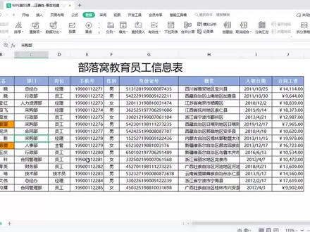 WPS表格身份证号码提取出生日期、性别、查询重复,只需一键!