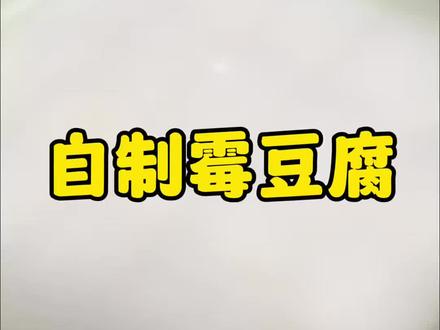 吃不完的豆腐放进啤酒里 竟然能做出小时候吃的霉豆腐!!香辣下饭一口气能吃三碗米饭!!#霉豆腐 #自制霉豆腐 #豆腐乳 #自制豆腐乳 #美食教程