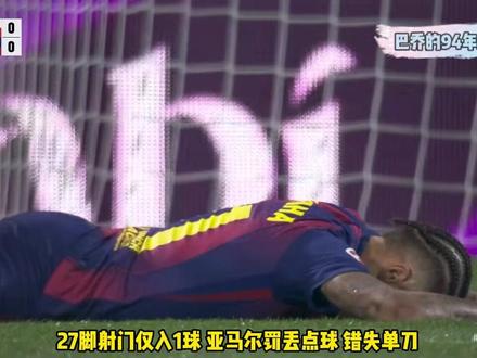 赫罗纳主场2-1逆转巴塞罗那 争议与绝杀交织 巴萨全场掌控71%控球率,狂轰27脚射门,却被“中框魔咒”反噬。亚马尔,拉菲尼亚接连错失良机,马年首战,巴萨拱手让出榜首#亚马尔 #赫罗纳 #巴萨 #巴萨1比2赫罗纳