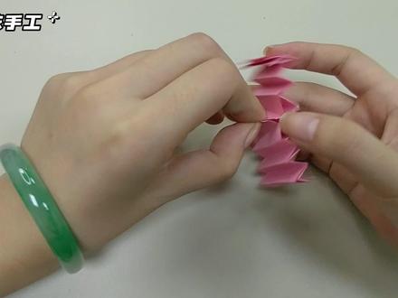 「折纸」小时候玩的纸翻花,满满的回忆,自己也可以做啦~ #亲子手工 #手工diy #一起玩手工吧 #解压