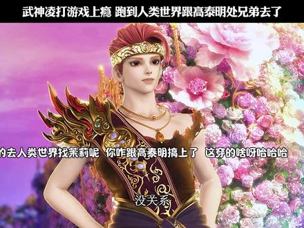 武神凌打游戏上瘾 跑到人类世界跟高泰明处兄弟去了