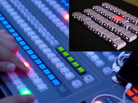 适配Blackmagic Design 8K切换台40路无线Tally信号#纳雅Tally灯#纳雅通话系统#内通系统#Tally系统
