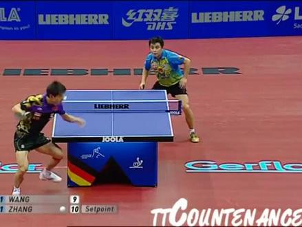 2010年世界杯,唯一一次大赛王皓击败张继科夺冠