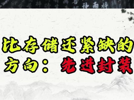比存储还紧缺的方向出现了:先进封装,订单排到27年底,涨价即将来袭。#股民 #股票 #财经 #先进封装 #半导体