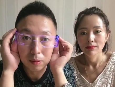 #好物推荐🔥 #测评 #真实测评 #led发光眼镜 #眼镜 酷酷的晚上你是美丽的仔