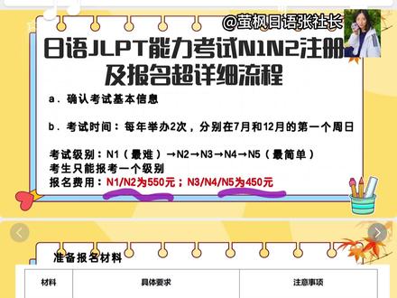 儿PT日语能力考试报名全流程+指南!! #日语N1 #日语N2 #JLPT #日语jlpt考试 #日语考级