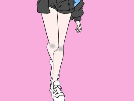 为什么女生的膝盖上,总有淤青!! #动画 #趣味科普