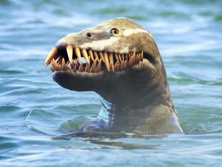 99%的人不知道,棘龙其实不是陆地霸主,而是白垩纪的深水核潜艇#神奇动物在抖音 #科普 #棘龙 #恐龙