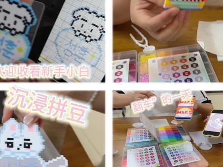 新手小白vs拼豆大神 偷偷学会了拼豆正确方法
#拼豆 #手工diy #翻车 #大学生创业#新手小白