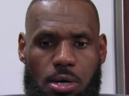 上次一群人叫,老詹差点没忍住,今天拉塞尔一个人的goat就让老詹破防了#詹姆斯