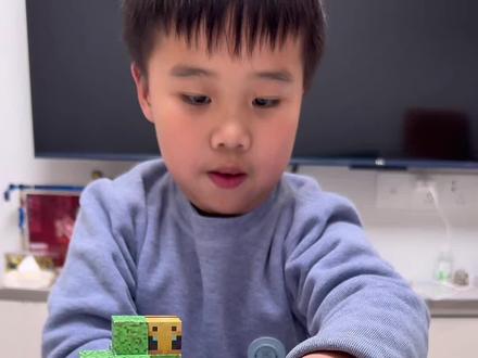 我的世界金合欢农场积木#磁力方块积木 #我的世界磁力小方块玩具 #我的世界 #minecraft #我的世界磁力积木