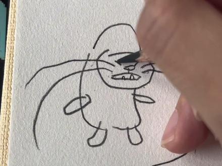 香蕉猫怎样画呢#香蕉猫 #表情包#灵魂画手#简笔画 #猫猫梗图