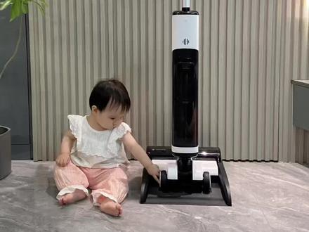 给宝宝一个干净卫生的生活环境,还得是#友望云朵2.0 #不发臭的洗地机