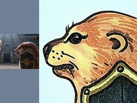 刀盾,除了刀还有盾。 #简笔画