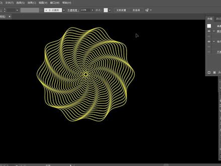 Illustrator绘制螺旋花纹图案 #illustrator教程 #平面设计 #AI教程