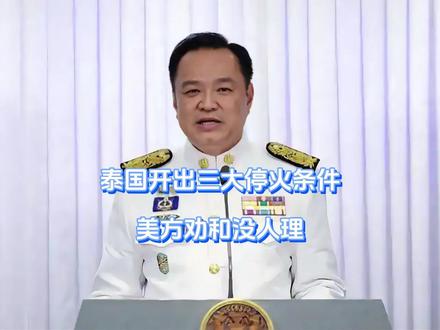 泰国开出三大停火条件,美方劝和没人理 洪森终于等来好消息,柬泰战火燃烧12天,懂王劝和失败转身闭口不言,占尽上风的泰国,当着全世界的面开出三大停火条件,柬埔寨洪森左右为难之际。总算等到了我方出手调停,24小时内,柬泰先后接到中国电话,态度180度大转变。#硬核深度计划 #抖音精选 #全球创作者计划 #零基础看懂全球 #零基础看懂泰柬冲突