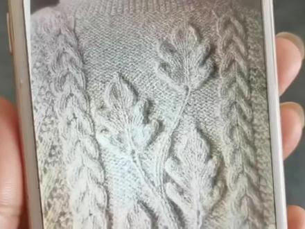 3D立体枫叶花,编织图解,符号演示 #手工diy #毛线编织 #手工