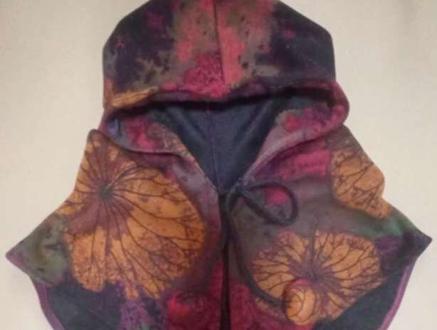 一块布搞定!秋冬披肩一体帽,手残党也能会#缝纫日常