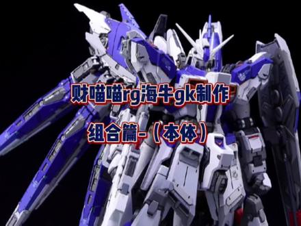 #高达代工 #高达模型 #万代 #拼装模型 #胶佬 财喵喵rg海牛 假组篇(本体)