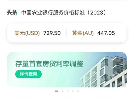 #农业银行 农业银行存量房利率调整可以查询了,如果你不知道调整后利率是多少的,欢迎评论区留言我来告诉你。#航空港区 #带你看房