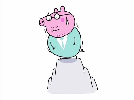 小猪佩奇的爸爸为什么不敢坐摩天轮和飞机? #原来佩奇教了我们这么多 #好奇的一天