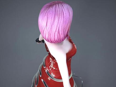 CSOL艾琳改模-刀妹艾琳 #3d建模 #csol