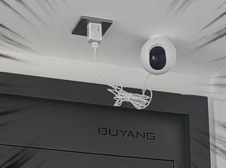 监控顶装的完美藏线方案❗ #监控 #改造 #改造前vs改造后 #家居 #diy