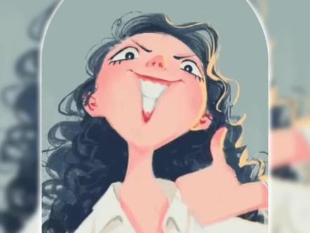 从专业舞蹈到好莱坞故事板艺术家!这样的米雷你爱了吗?#画画 #故事 #米雷画画