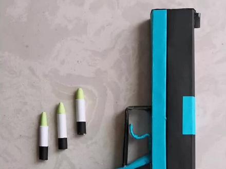 【做个子弹】纸枪视频见前一条视频