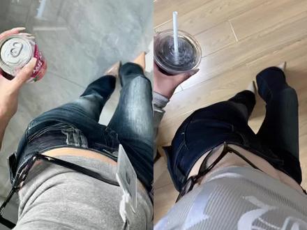 最近超火的眼镜挂腰照教程来啦! #眼镜挂腰 #一起野个好身材 #不露脸辣妹拍照姿势 #腰围58 #不露脸拍照