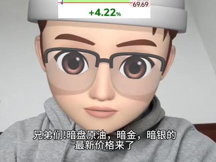 暗盘原油,暗盘黄金,暗盘白银的最新价格来了#黄金 #原油 #石油 #白银