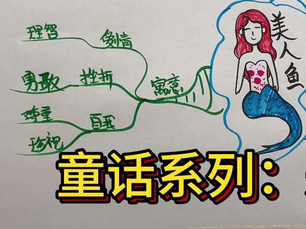 思维导图小课堂:今天我们用思维导图形式去讲述家喻户晓的安徒生故事,美人鱼
#一分钟干货教学 #教育 #dou是知识 #手绘思维导图 #海豚知道